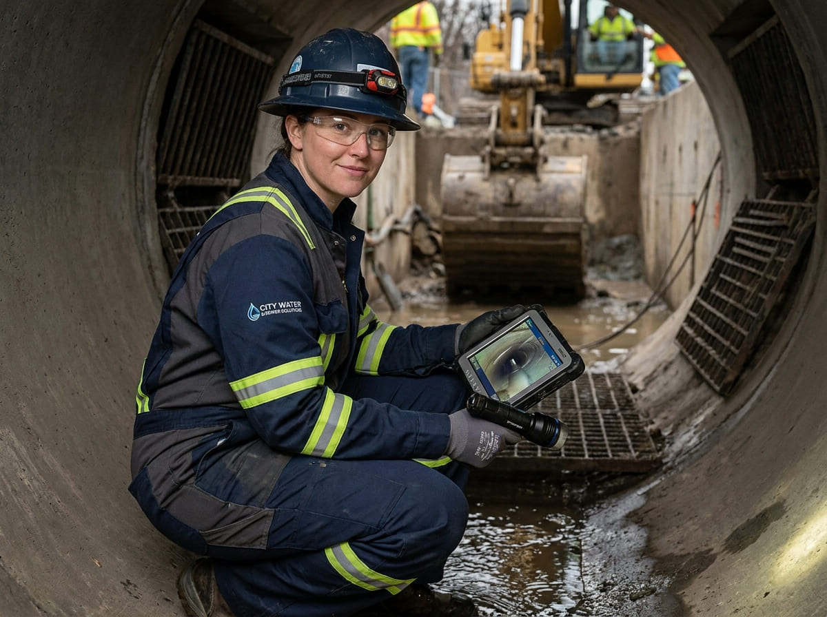 Sewer Line Inspection & Replacement in Knickerbocker
